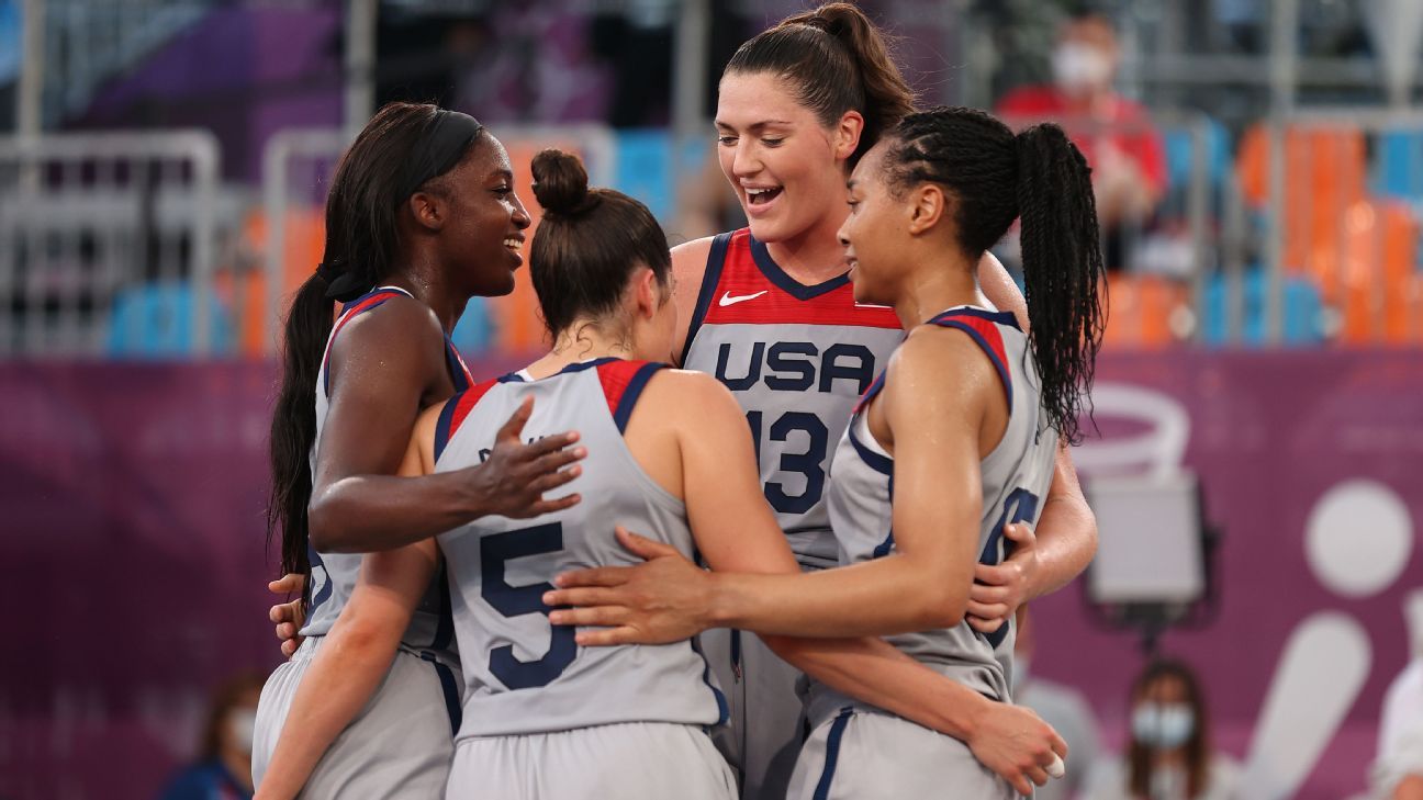 U.S. women win first 3-on-3 basketball gold medal at Tokyo Olympics