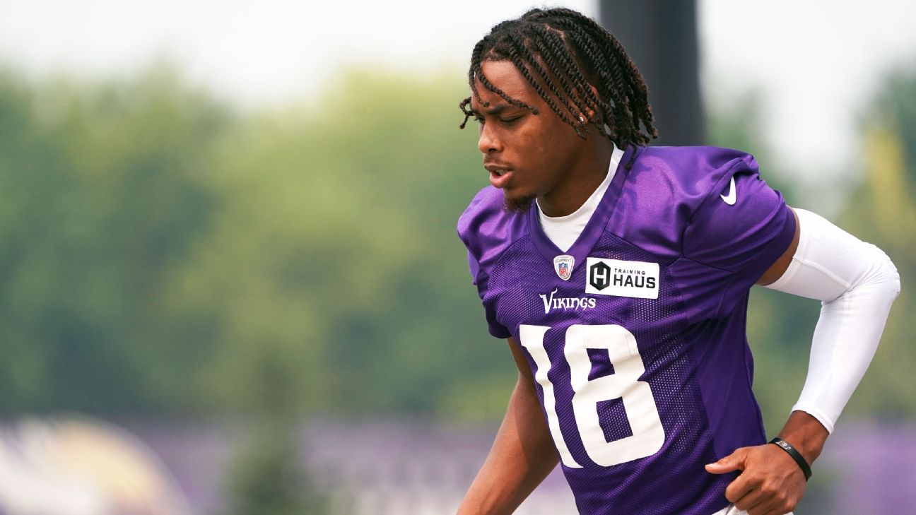 Vikings WR Justin Jefferson reflects on record rookie season,  'disrespectful' draft position