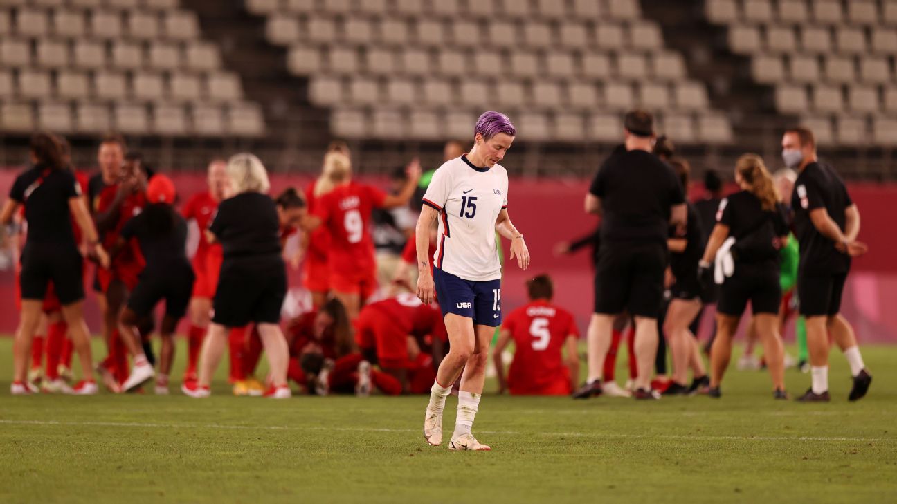 USWNT's Megan Rapinoe: Olympic semifinal loss 'bitter to swallow'