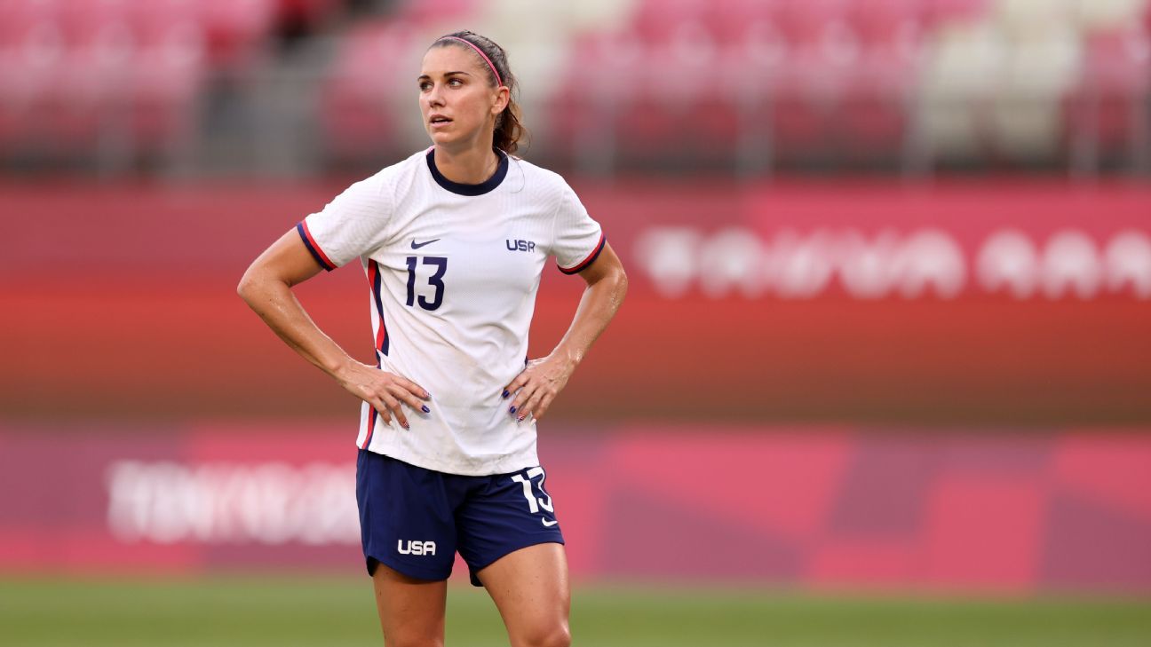 USWNT's Alex Morgan 'devasted' by Canada loss, Megan Rapinoe 'gutted'
