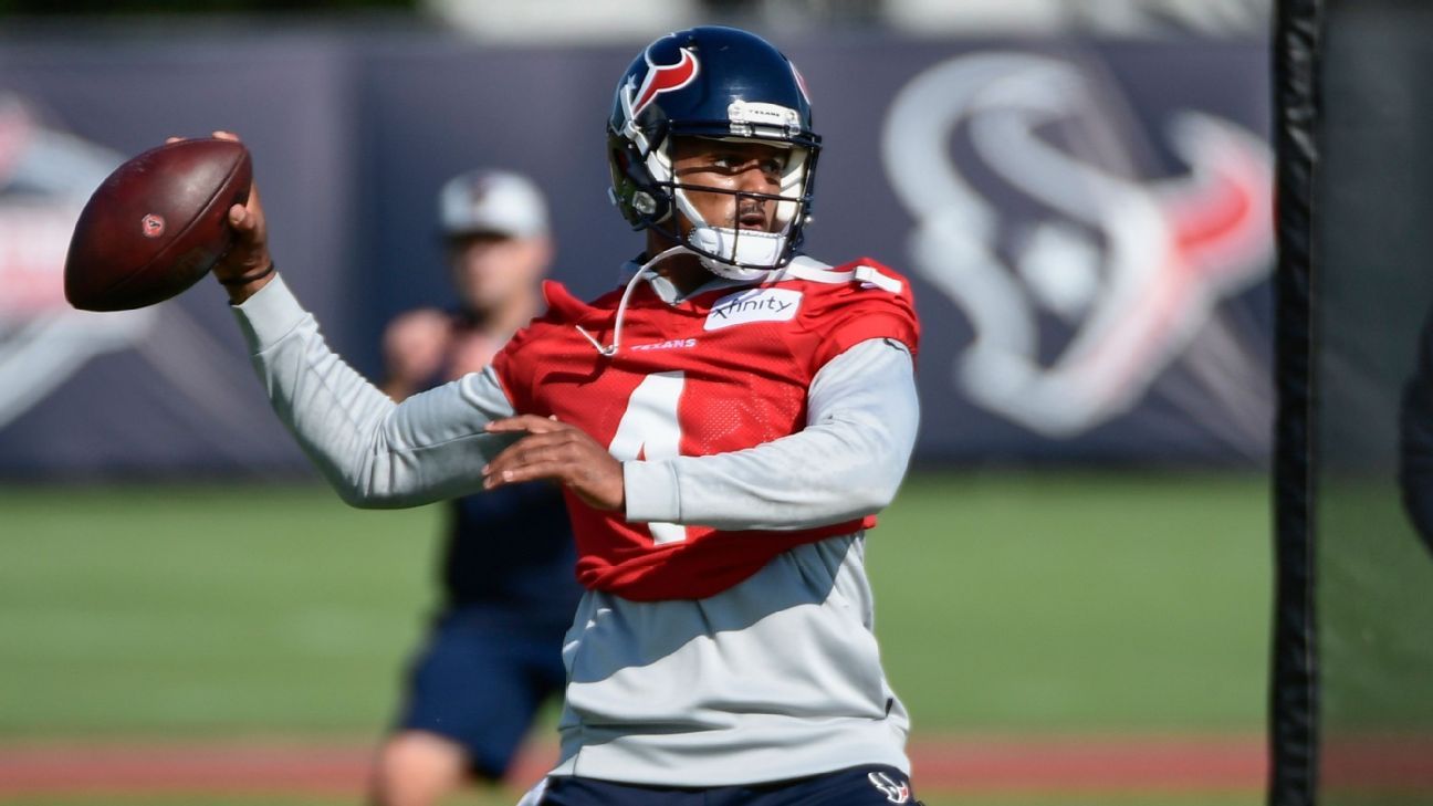 QB Deshaun Watson back practicing with Houston Texans after 5-day absence