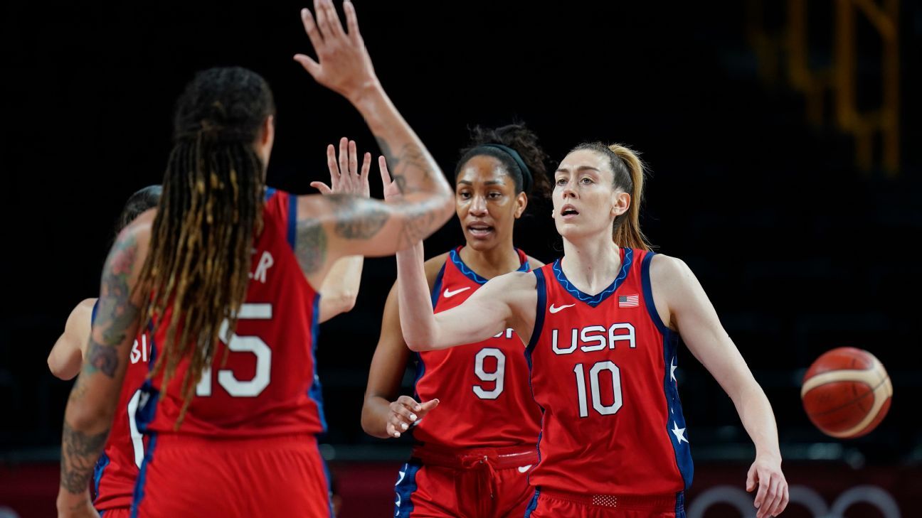 Breanna Stewart, Team USA rout Australia to advance to Olympic women's basketbal..