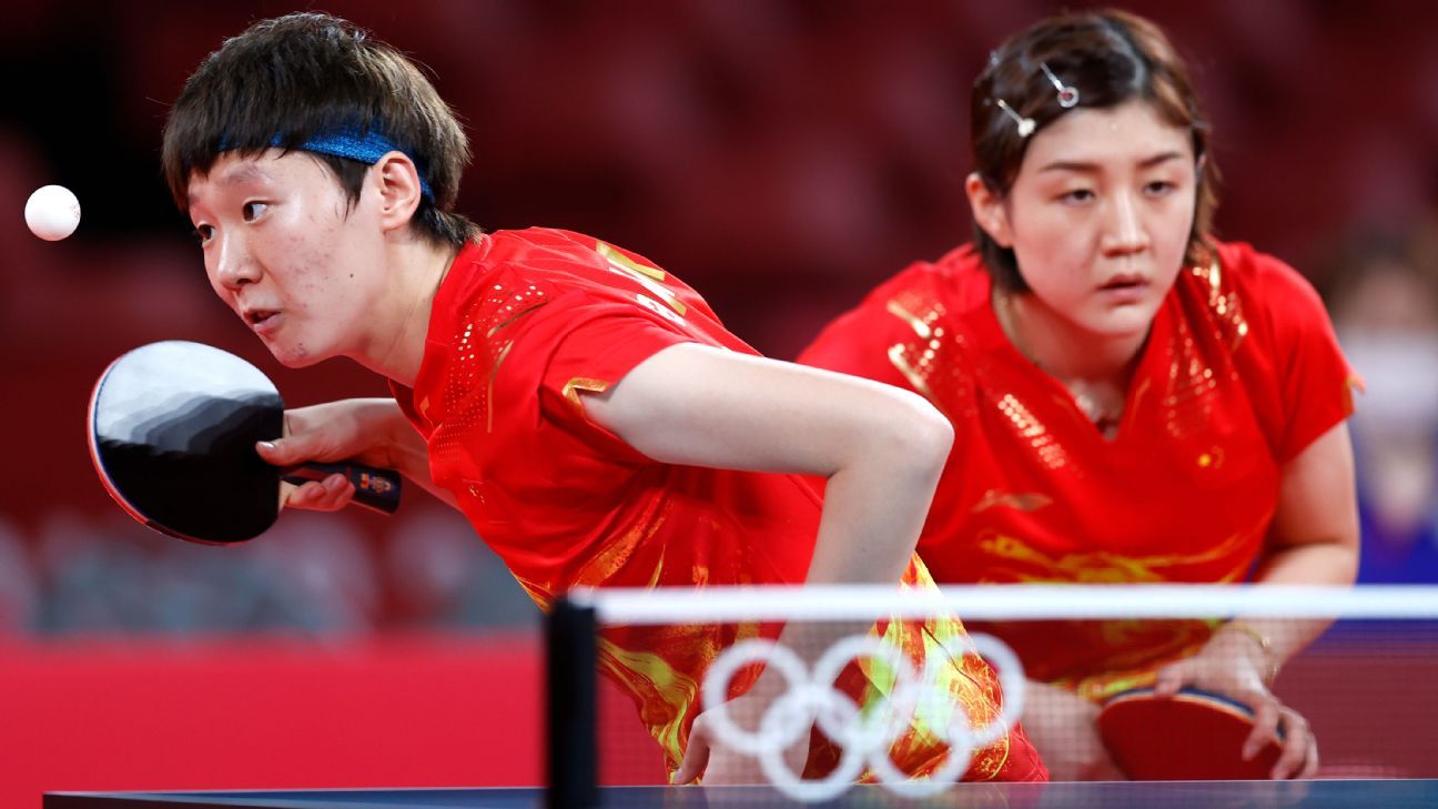 China's women win fourth straight gold in Olympics team table tennis ESPN