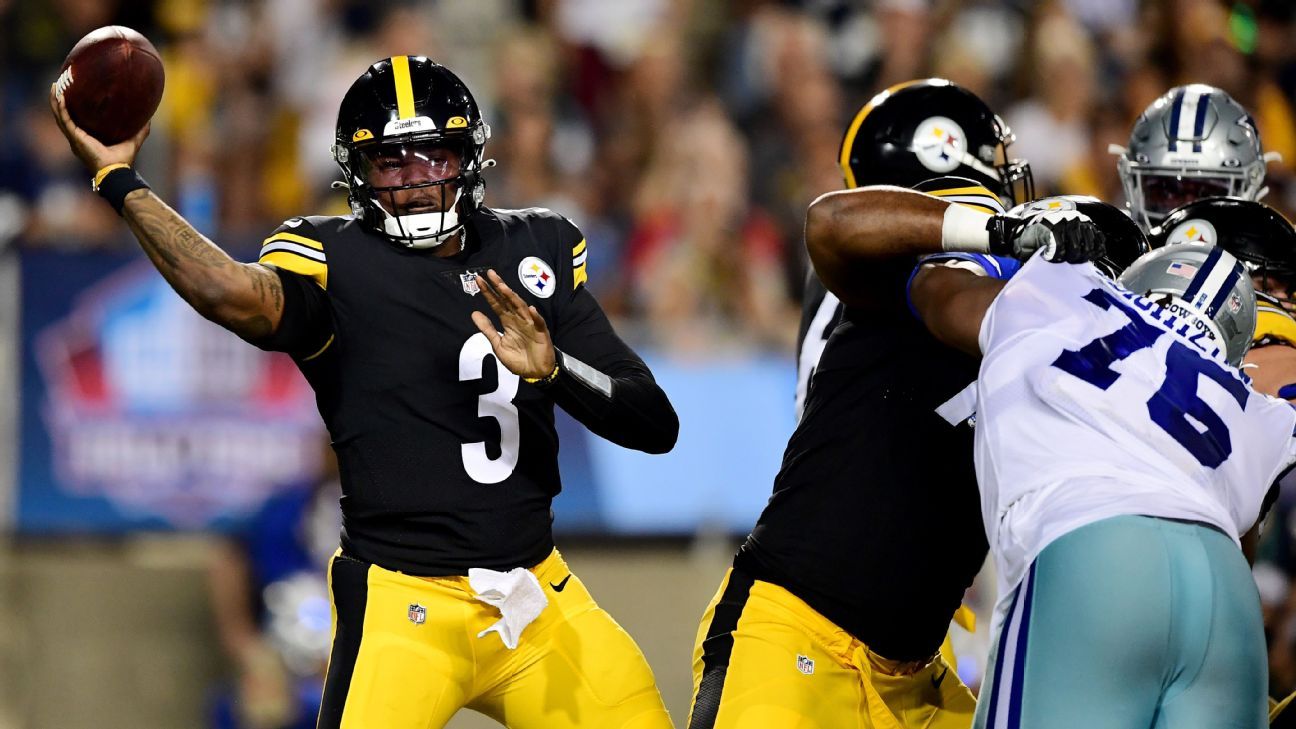 QB Dwayne Haskins to start Friday, vie to solidify spot on Pittsburgh Steelers' ..