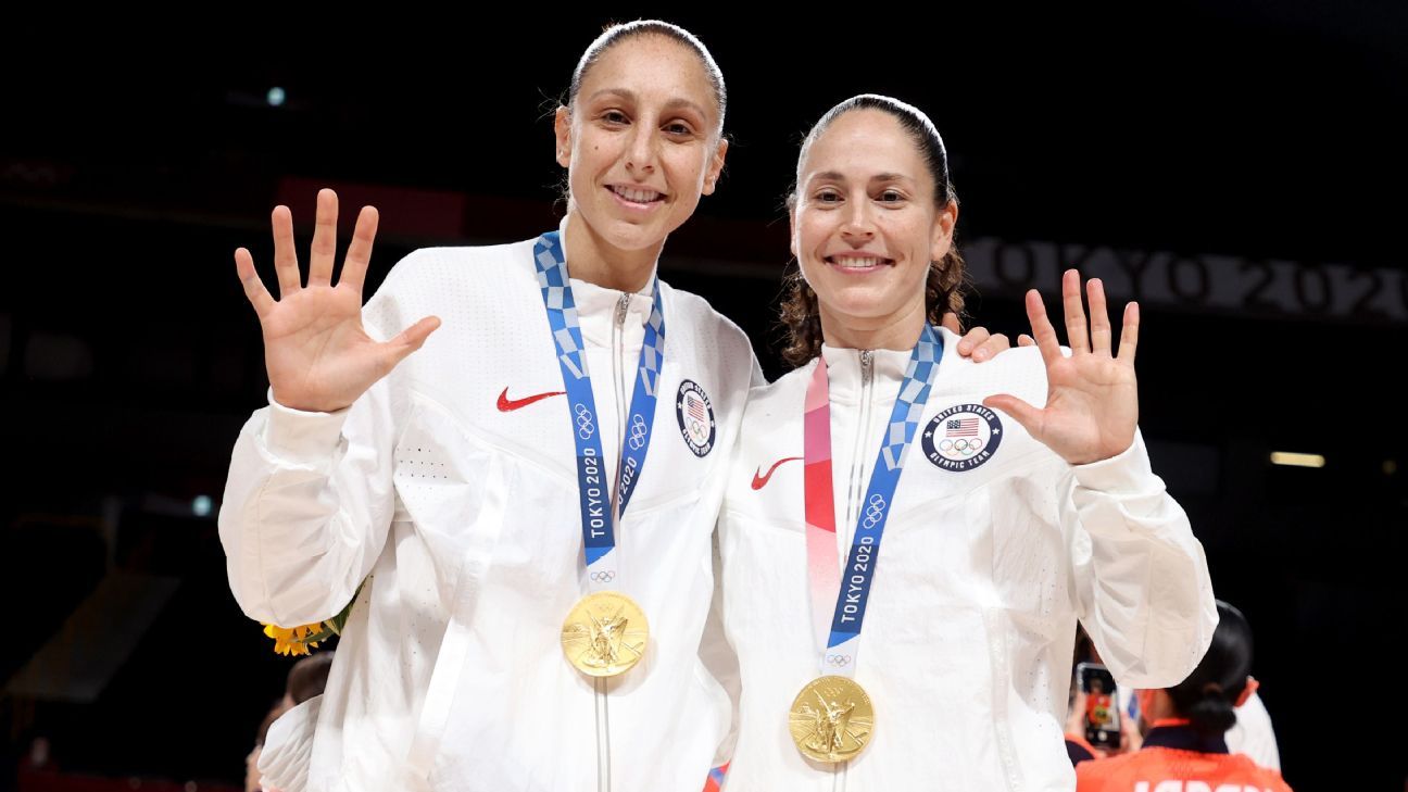 Olympics 2021 - Five-time Olympic gold medalists Sue Bird and Diana Taurasi are ..