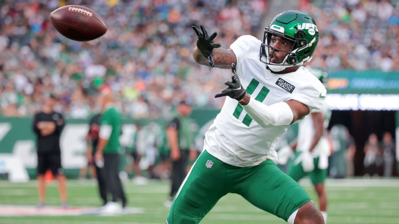 Food poisoning 'took a big toll' on Denzel Mims, as New York Jets WR lost 20 pou..
