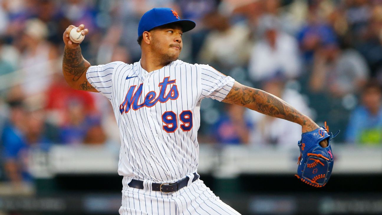 New York Mets RHP Taijuan Walker leaves start with right shoulder  irritation - ESPN