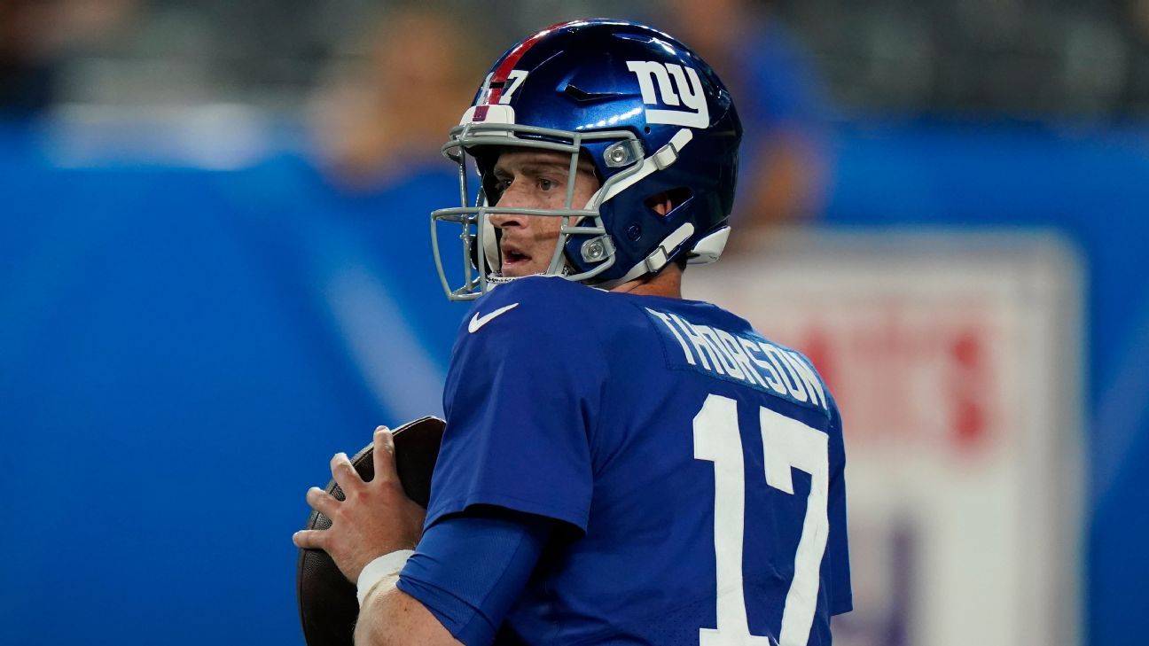 New York Giants cortan a Clayton Thorson y firman a Brian Lewerke ESPN