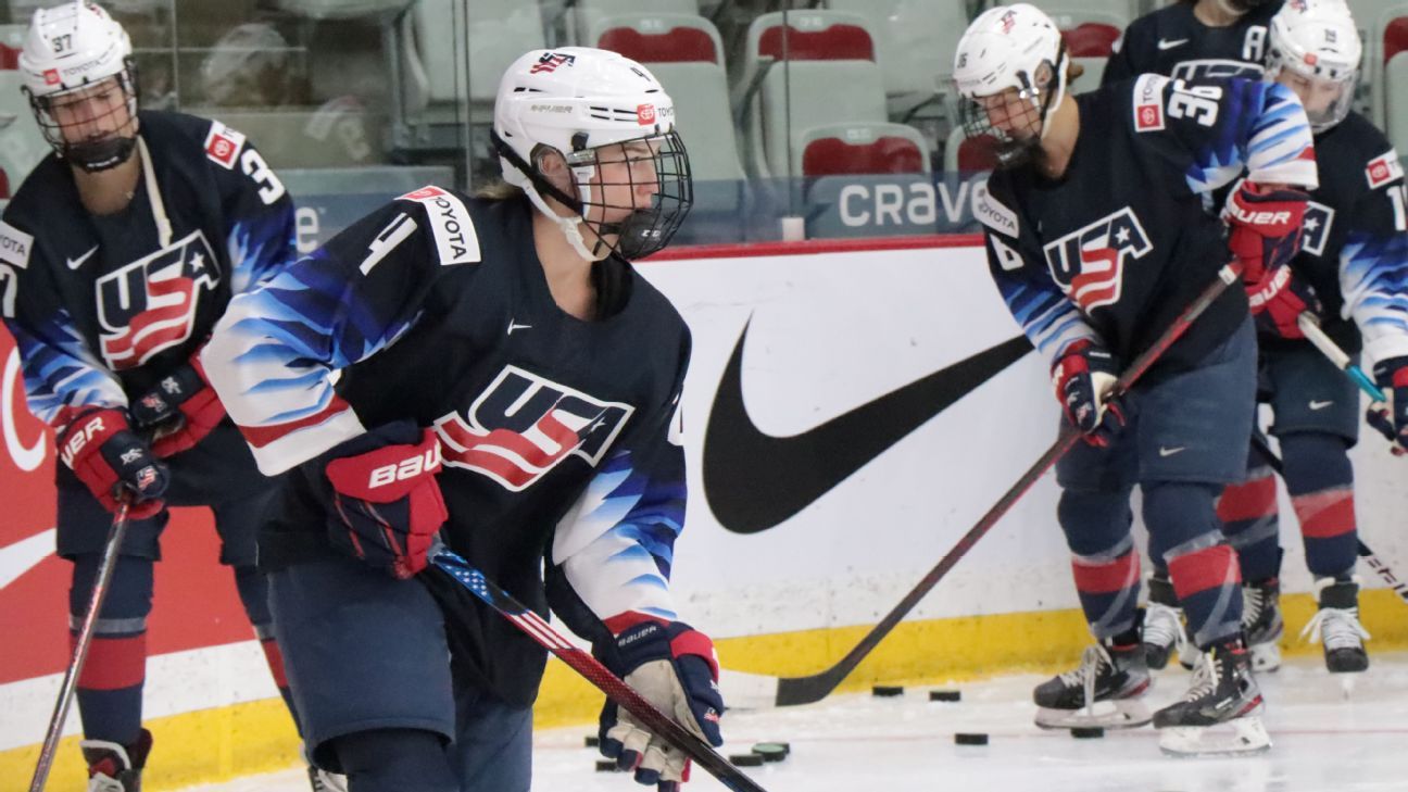 Nike USA Hockey Caroline Harvey Home Jersey