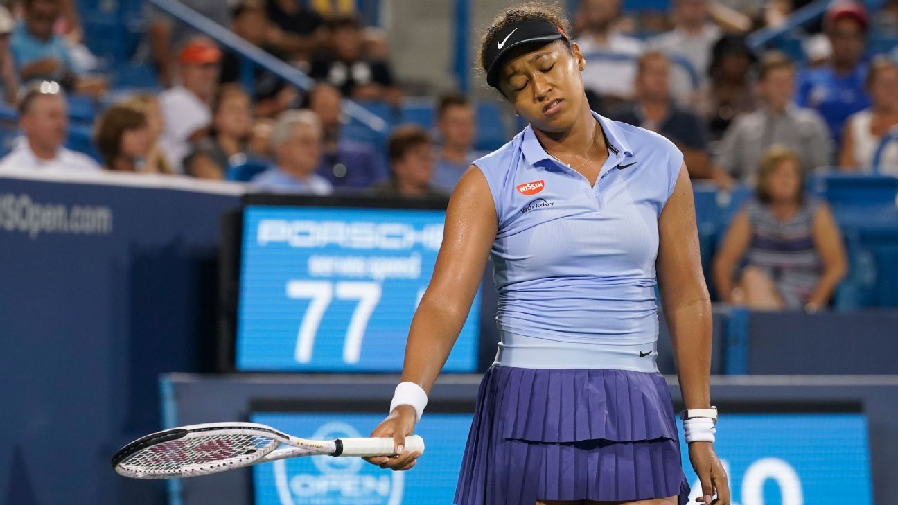 Naomi Osaka upset in third round of Western &amp; Southern Open by No. 76 Jil Te..