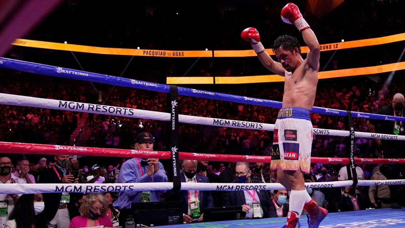 Manny Pacquiao might be done after loss to Yordenis Ugas, but his legacy is one ..