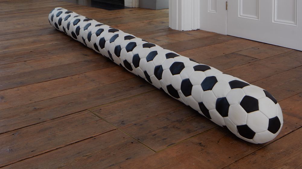 Tottenham host amazing modern art exhibition featuring 'The Longest Ball in the World'