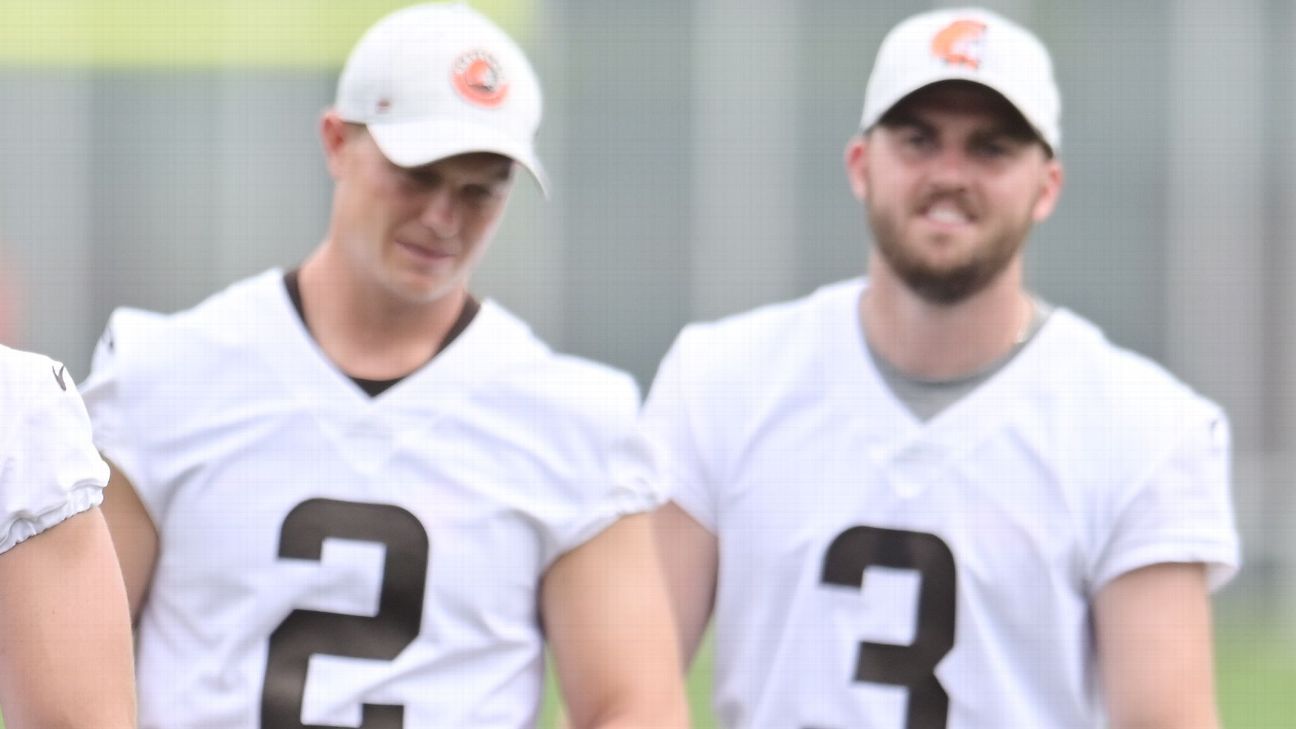 Browns kicker Parkey headed to IR; McLaughlin likely starter