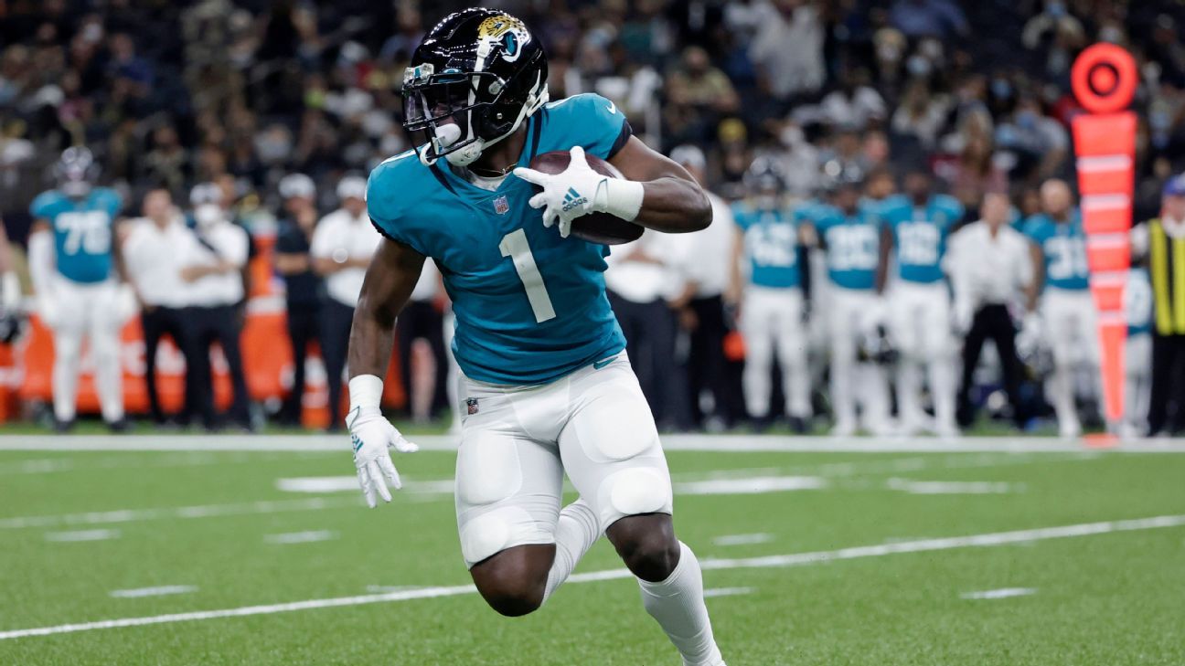 Jacksonville Jaguars RB Travis Etienne out for 2021 NFL season with  Lisfranc injury - ESPN