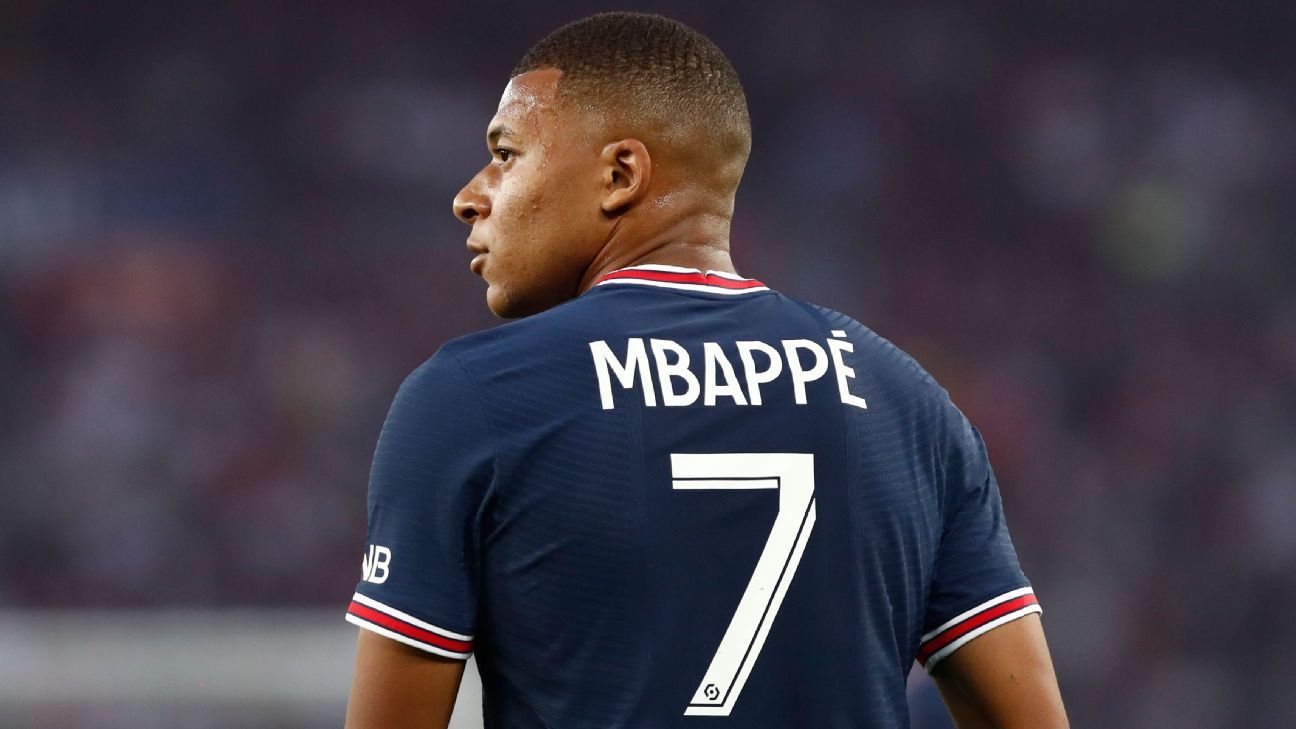 PSG rejects Madrid’s first offer for Mbappé of 160 million euros, according to ESPN sources