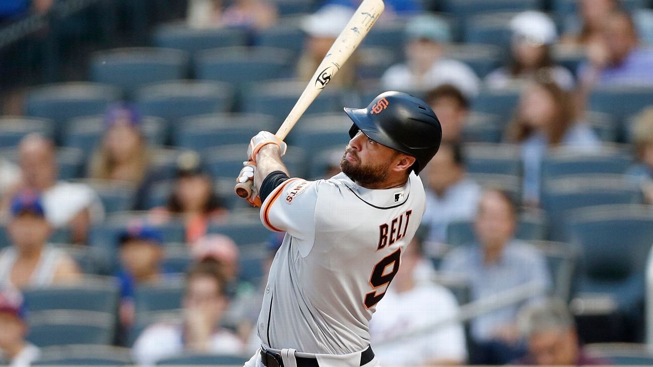 VIDEO: Giants Brandon Belt Celebrates 34th Birthday With His Fourth Homer  of the Season - Fastball