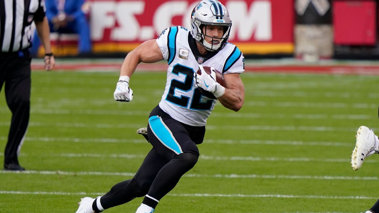 Carolina Panthers have 'no intention at all' of trading Christian McCaffrey, GM Scott Fitterer says