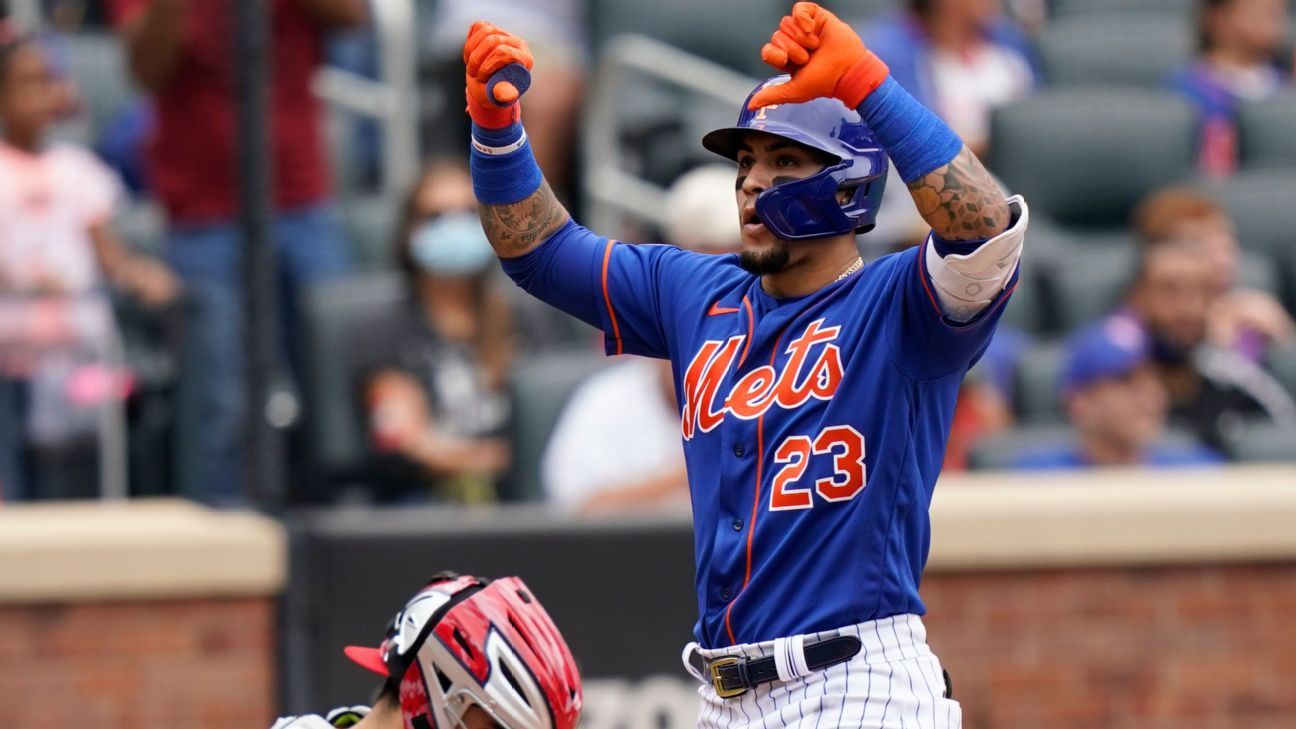 MLB Javy Báez hace home run debut regreso Mets vs Rojos