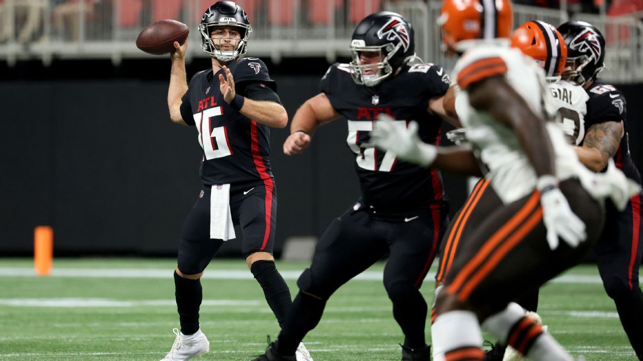 Josh Rosen looks to 'seize the moment,' throws Atlanta Falcons' only TD pass of ..