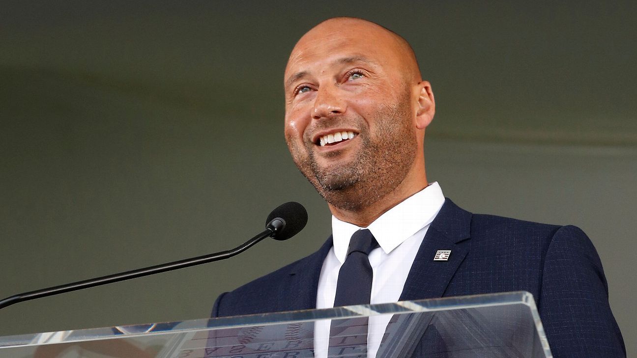 New York Yankees honor ex-captain Derek Jeter on Hall of Fame induction -  ESPN