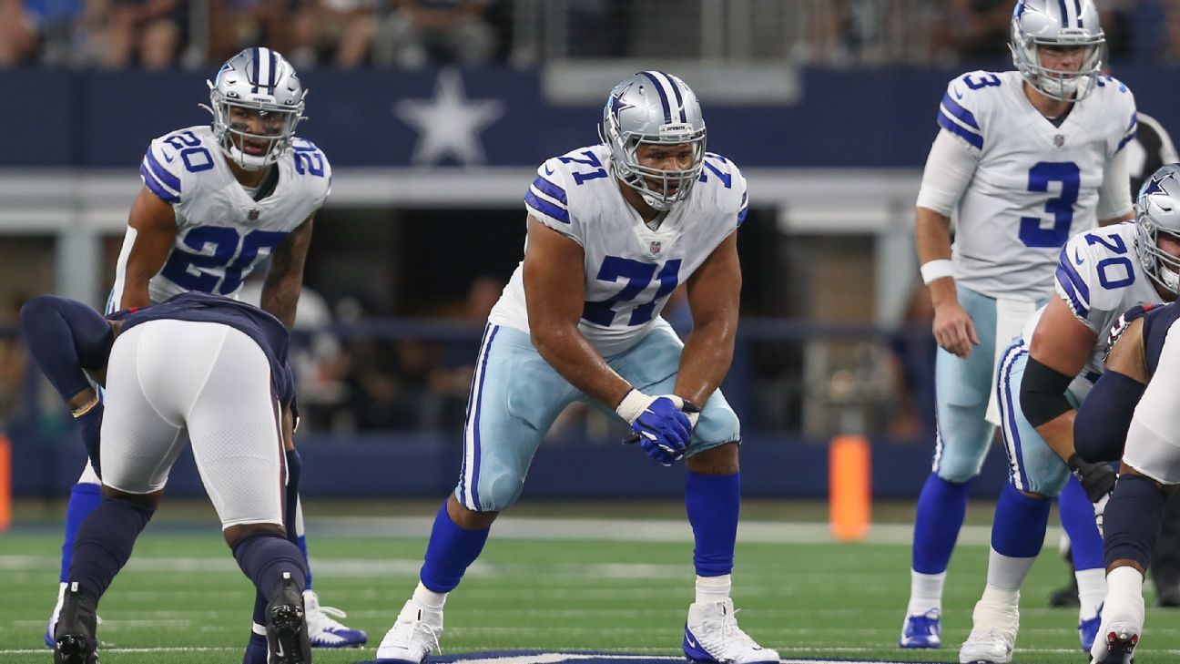 Dallas Cowboys starting RT La'el Collins suspended 5 games