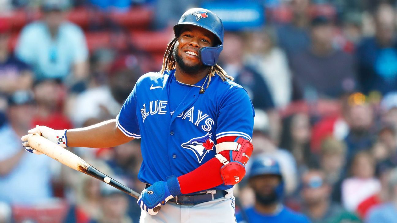 Vlad Guerrero Jr. wore his dad's jersey