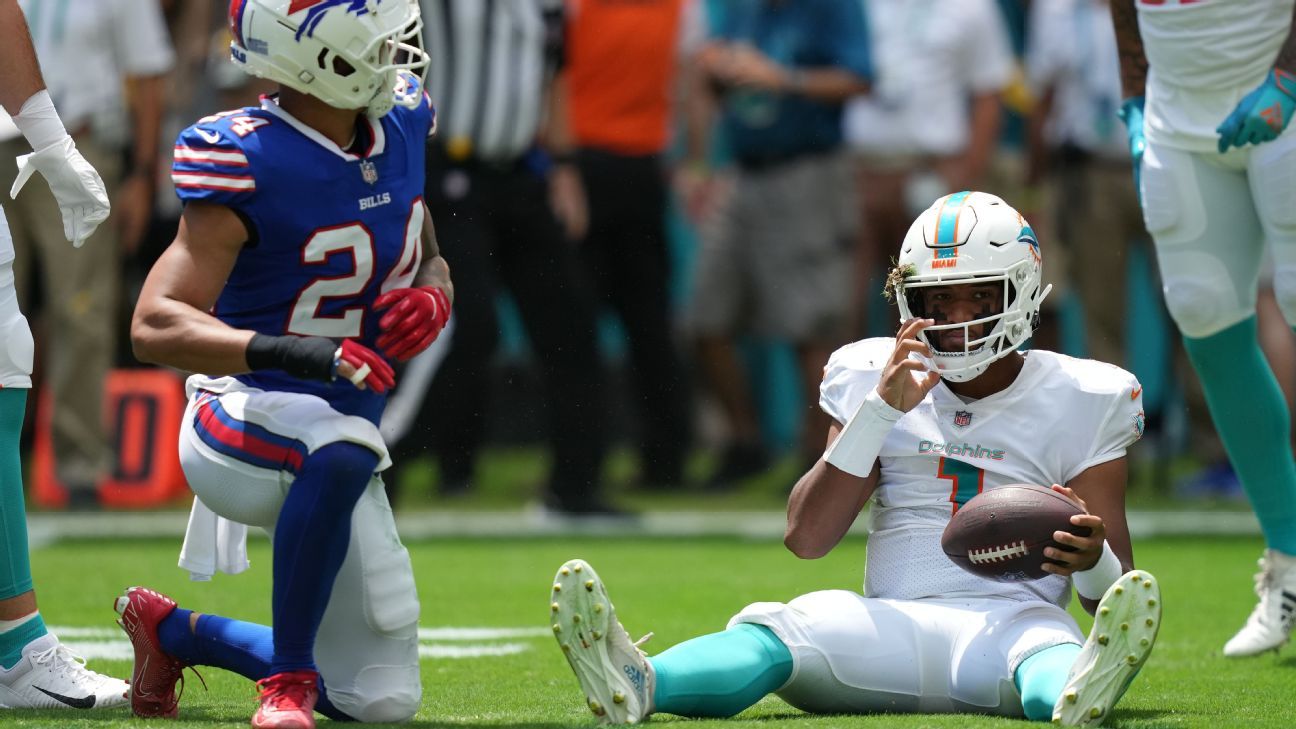 Miami Dolphins rule Tua Tagovailoa out vs. Las Vegas Raiders with fractured ribs