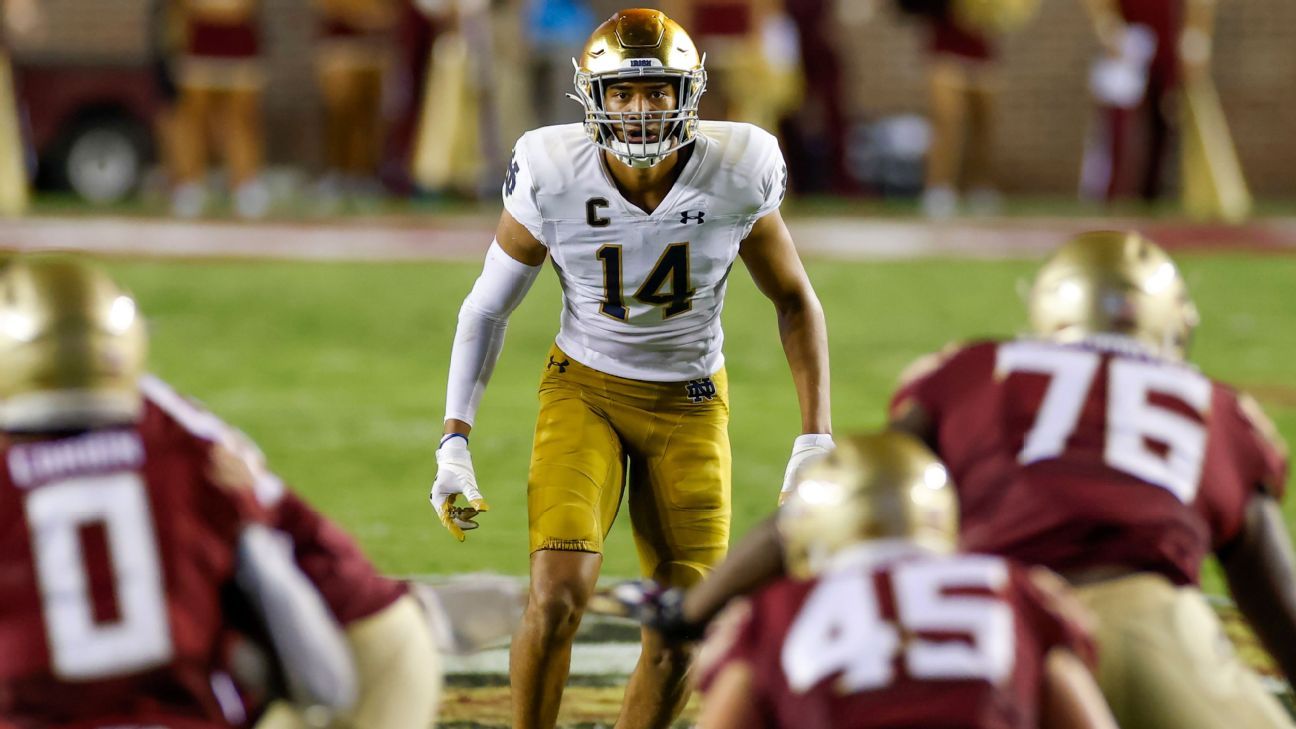 2022 NFL Draft Player Position Over/Under Odds: Kyle Hamilton