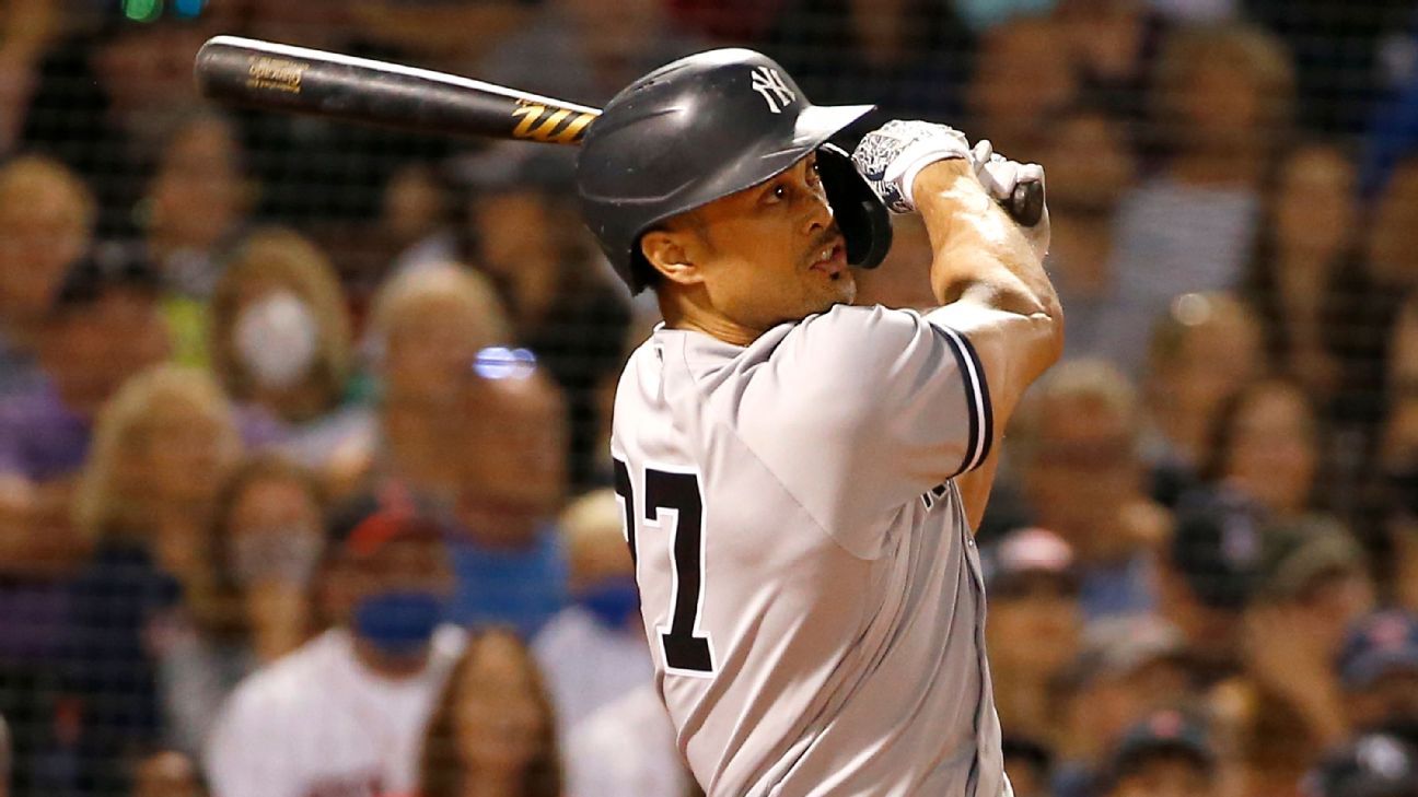 Yankees slugger Giancarlo Stanton (calf) might miss start of