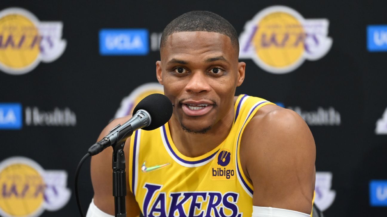 Los Angeles Lakers’ Russell Westbrook – Playing with LeBron James ‘helps my game’ – ESPN