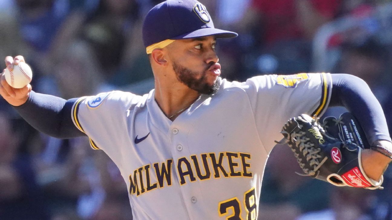 Devin Williams likely to miss Milwaukee Brewers' postseason run after reliever 'punched a wall'