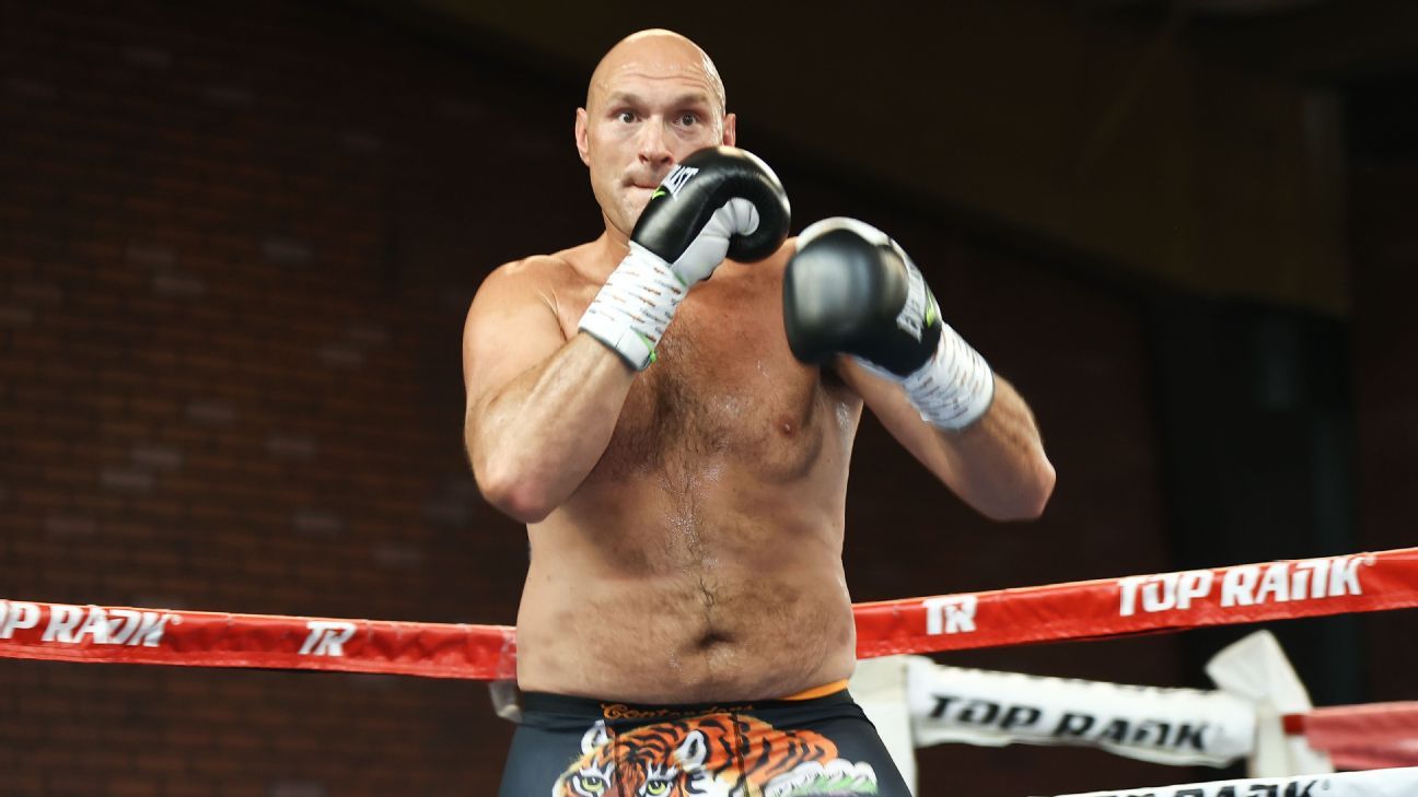Heavyweight champion Tyson Fury calls Anthony Joshua fight off after self-impose..