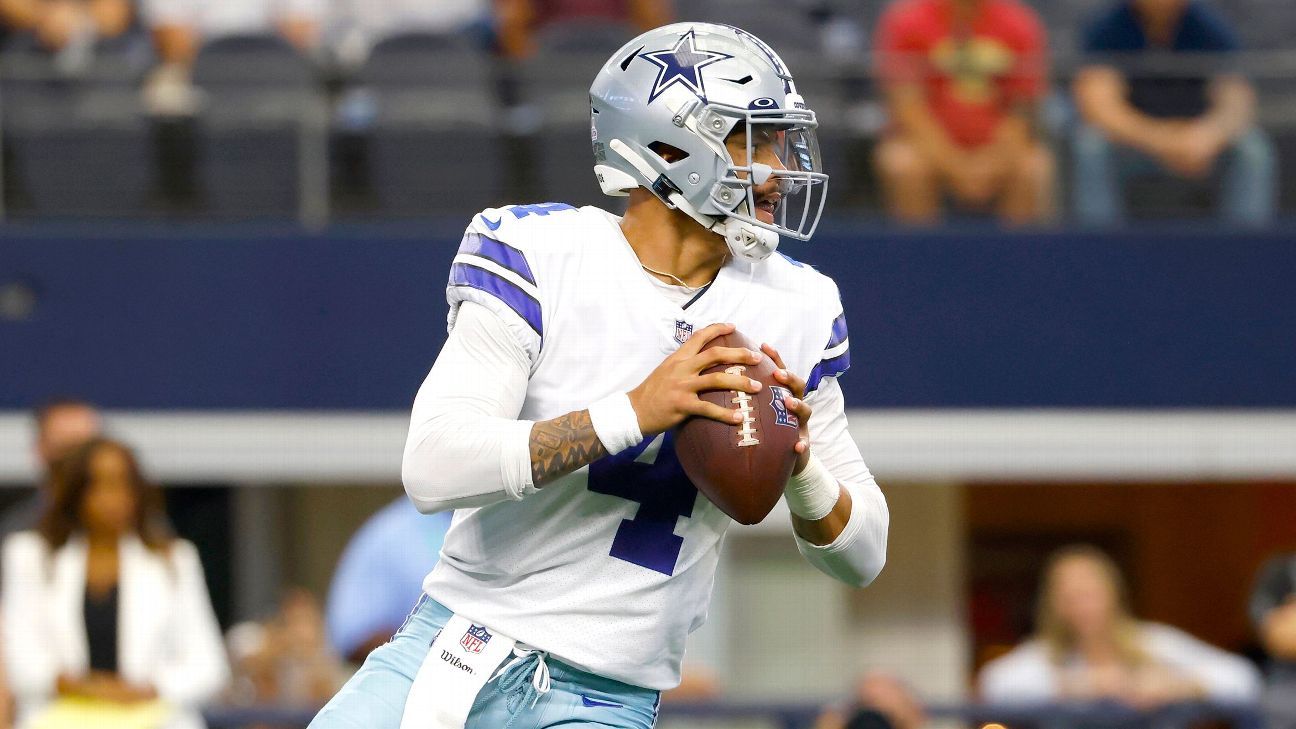 Dallas Cowboys QB Dak Prescott wil spelen tegen Minnesota Vikings, maar niet ‘helemaal mijn beslissing’