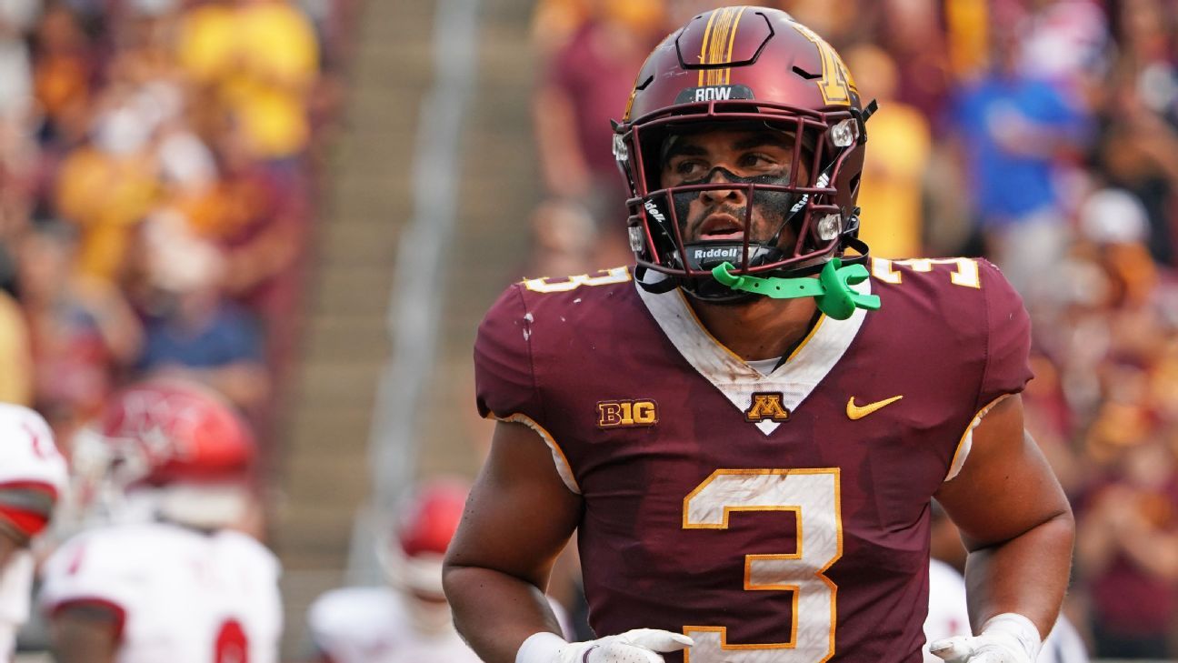 Gophers RB Potts done for season with undisclosed injury North News - Bally  Sports