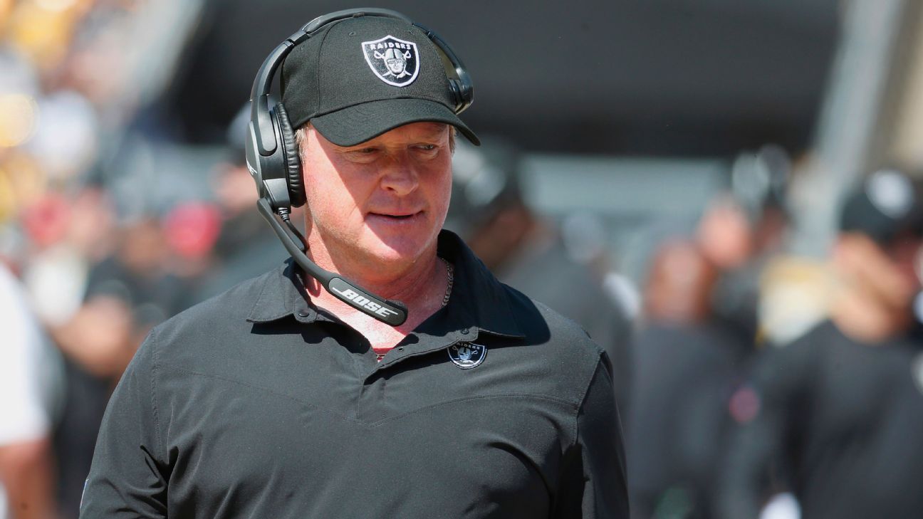 Moving to Las Vegas seems unspeakable to Raiders coach Jon Gruden