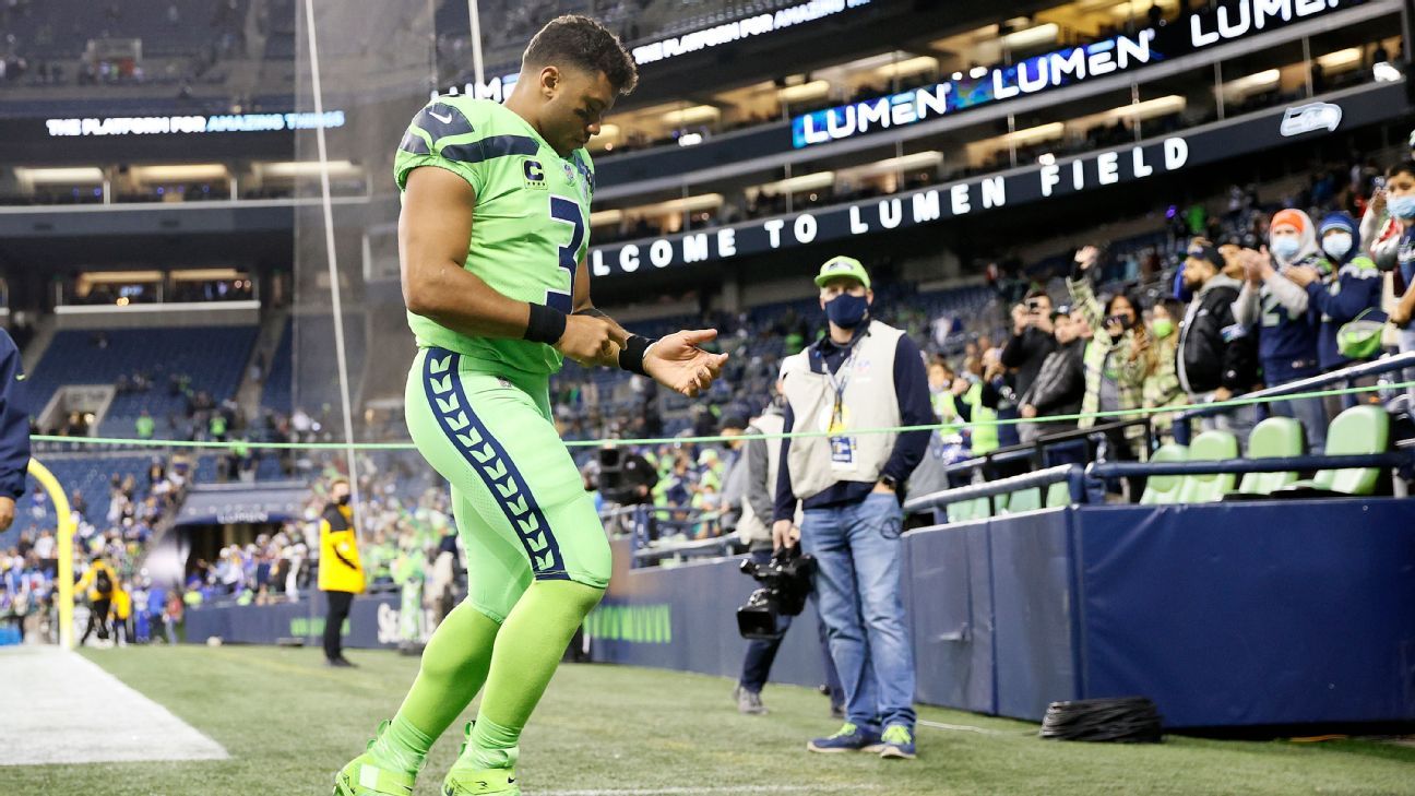 Seattle Seahawks placing QB Russell Wilson on injured reserve; RB Chris Carson o..