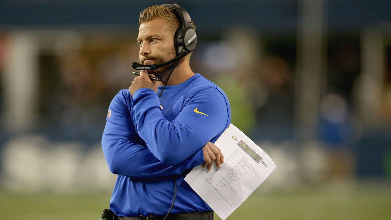Los Angeles Rams' Sean McVay wishes communication with Jared Goff was better ahe..
