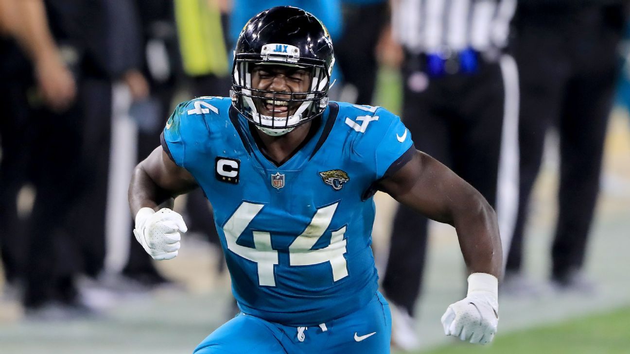 Jacksonville Jaguars release leading tackler Myles Jack after spending  spree - ESPN