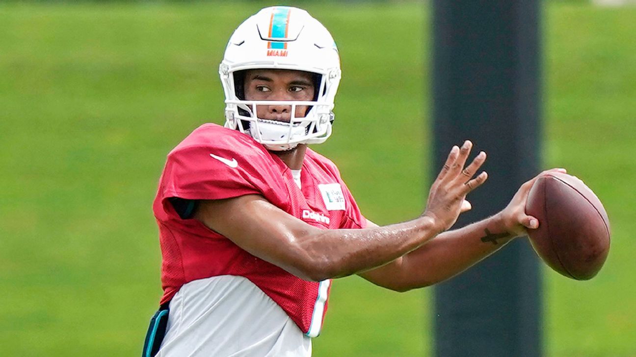 Dolphins QB Tua Tagovailoa 'excited' ahead of expected start vs