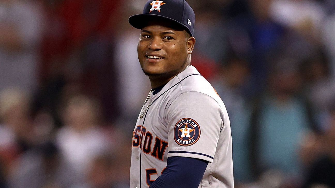 Framber Valdez, 'totally focused' after sluggish start to ALCS, carries Houston Astros to 3-2 lead