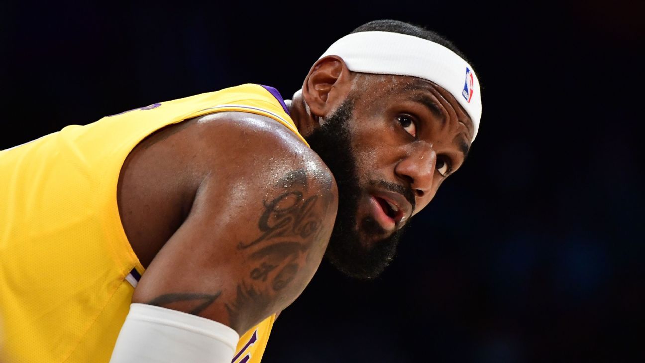 LeBron James to miss 'at least one week' because of abdominal strain, source say..