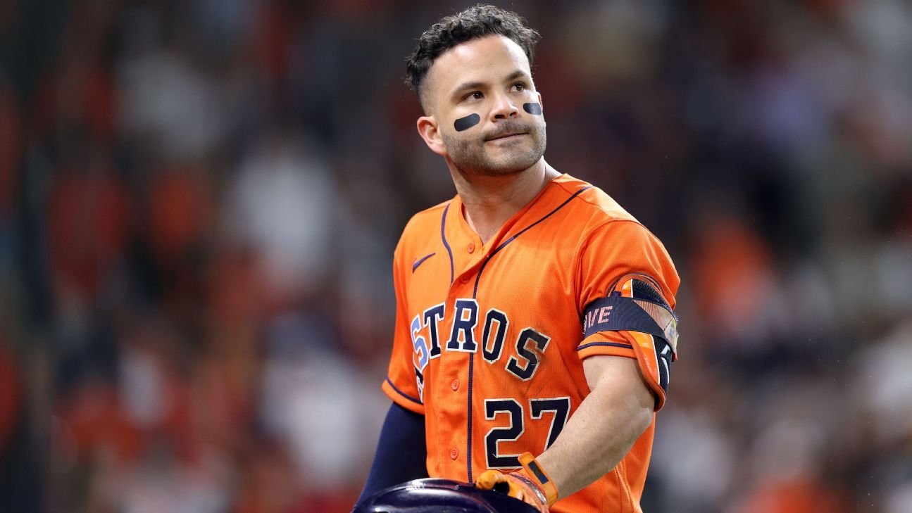 Houston Astros' Jose Altuve out of All-Star Game; Cleveland Guardians' Andrés Gi..