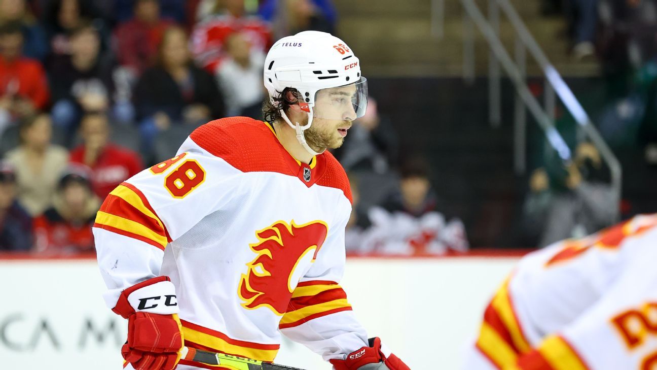 Andrew Mangiapane should start on the Calgary Flames' top line : r