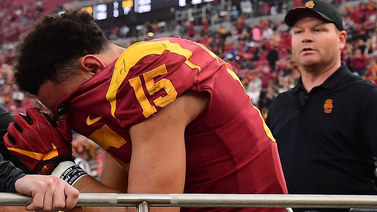 USC star wide receiver and NFL prospect Drake London will miss rest of season wi..