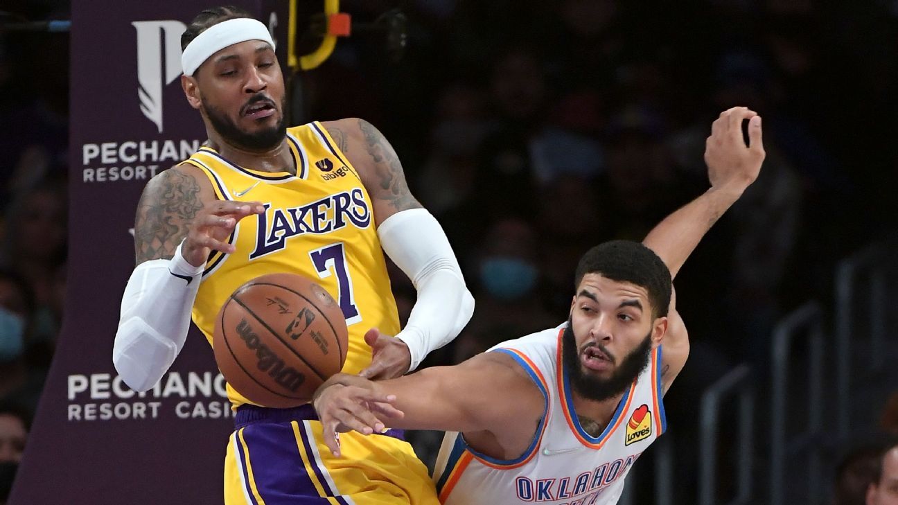 Los Angeles Lakers 'picked apart' in second collapse against Oklahoma City Thund..