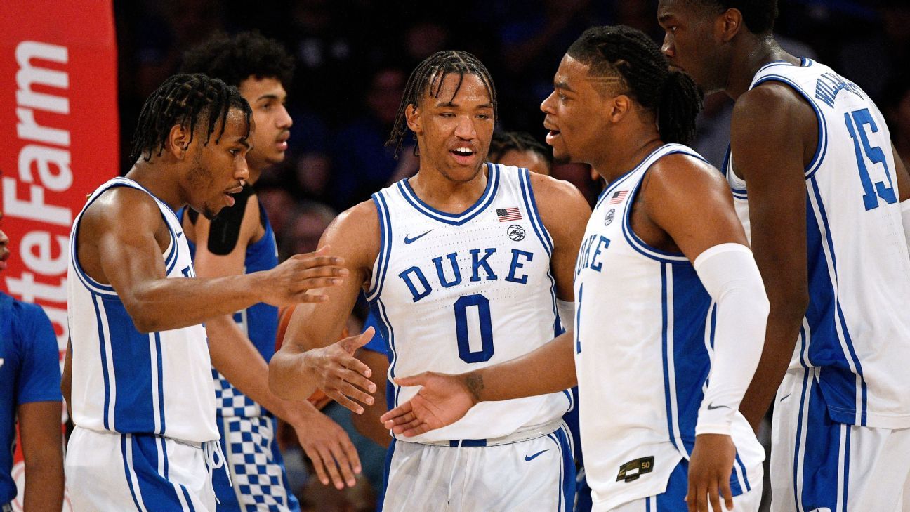 College basketball rankings: Duke stays No. 1 in AP Poll