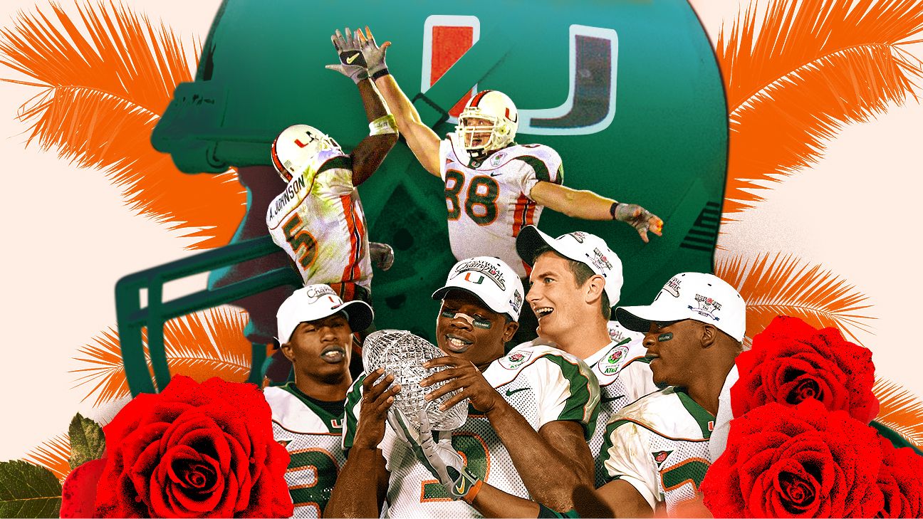 The 2001 Miami Hurricanes are one of college football's greatest teams