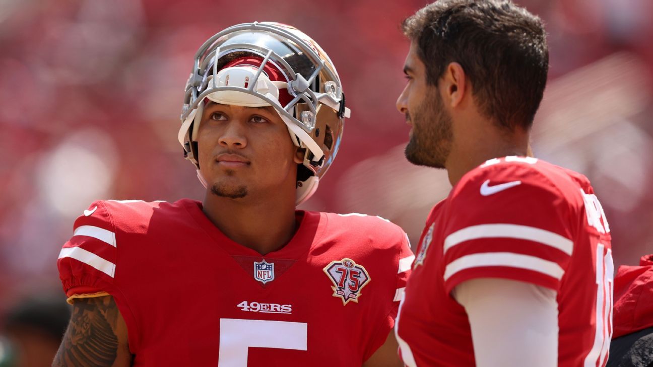 For Trey Lance and the San Francisco 49ers, it's time - ESPN - San  Francisco 49ers Blog- ESPN