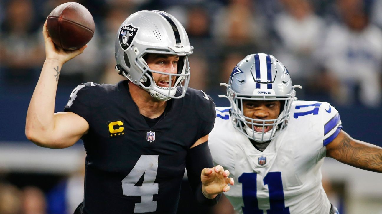 Derek Carr channels Jon Gruden advice in Las Vegas Raiders' OT win over Dallas C..