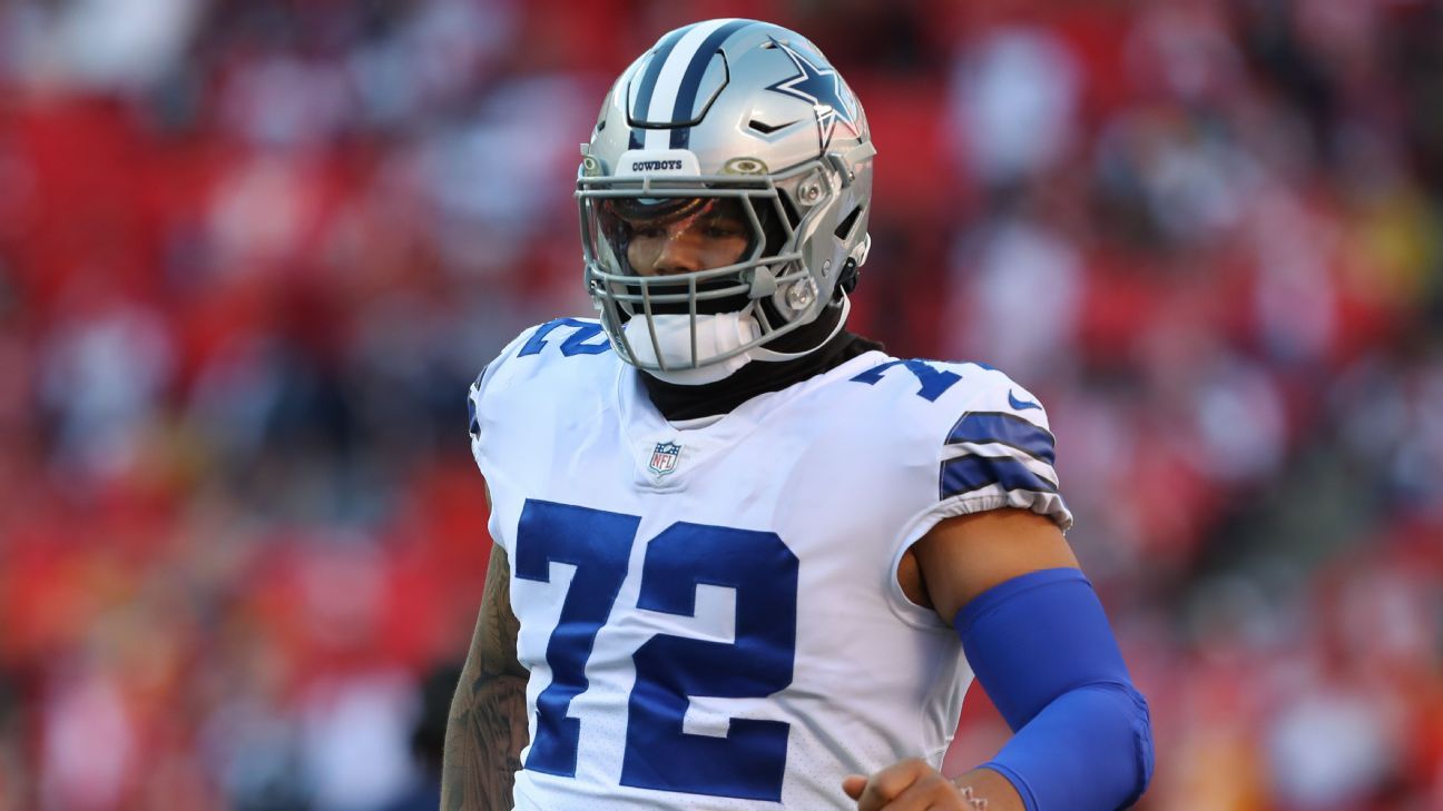 Dallas Cowboys DT Trysten Hill suspended two games for punching Las Vegas Raiders OG John Simpson